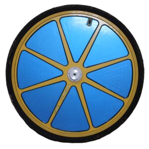 Yellow Aluminum Sulky Wheels